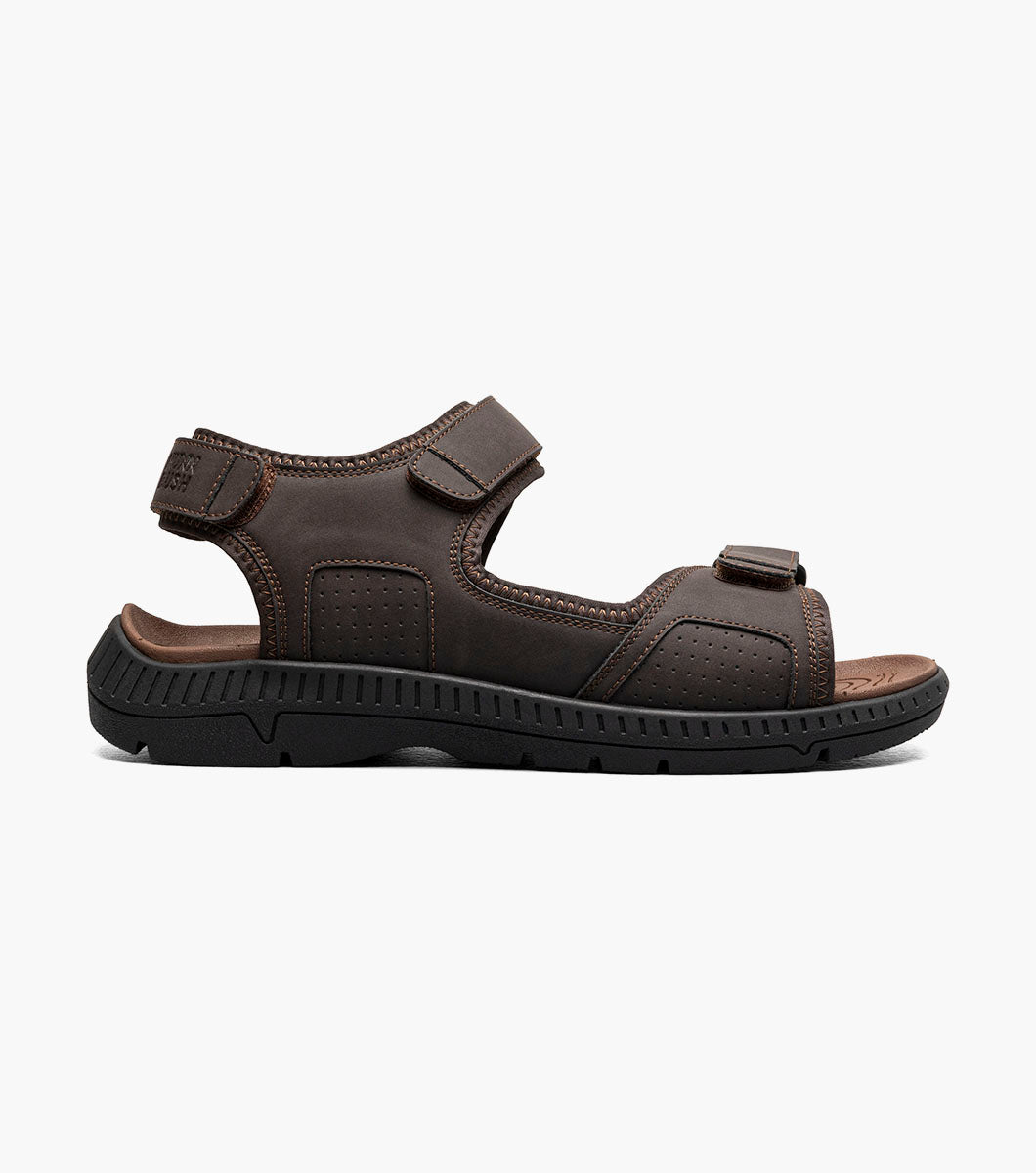 Nunn Bush Laguna Three Strap River Sandal Men’s Casual Shoes